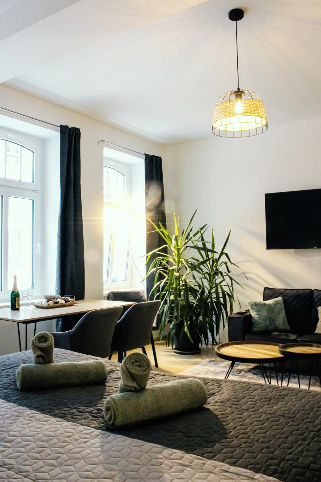 Nuwilu One - Apartment Mit Balkon Im Herzen Erfurts - Magenta Tv- Netflix - Disney Extérieur photo